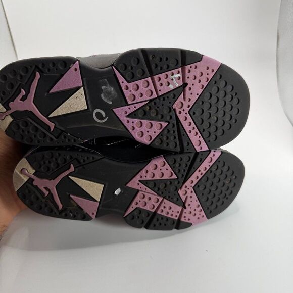 Nike Air Jordan 7 Retro Barely Shoes Size 12c Black Grape DV2257-055 - Picture 10 of 11
